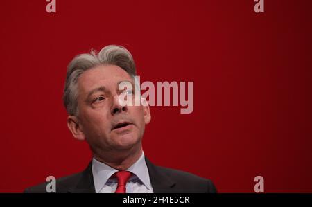 Il leader laburista scozzese Richard Leonard si è rivolto ai delegati il terzo giorno della conferenza annuale del partito laburista al Brighton Centre di Brighton. Foto datata: Lunedì 23 settembre 2019. Il credito fotografico deve essere: Isabel Infantes / EMPICS Entertainment. Foto Stock