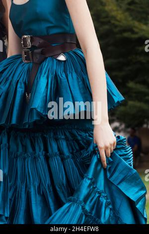 Backstage alla collezione Primavera / Estate 2017 di Alberta Ferretti a Milano. 21 sez. 2016 Foto Stock