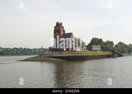 Seemannshöft, Lotsenhaus - Seemannshöft, casa pilota Foto Stock