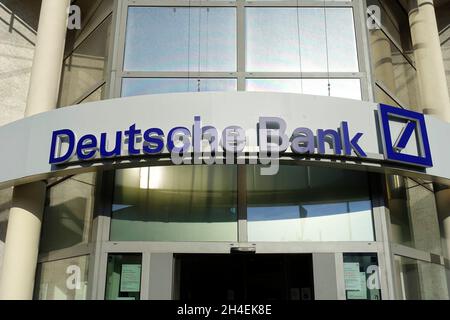 Deutsche Bank, Tegel, Berlino, Germania Foto Stock