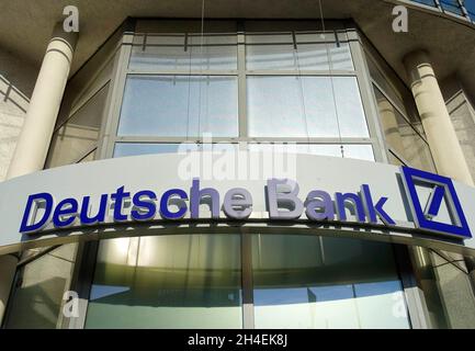 Deutsche Bank, Tegel, Berlino, Germania Foto Stock