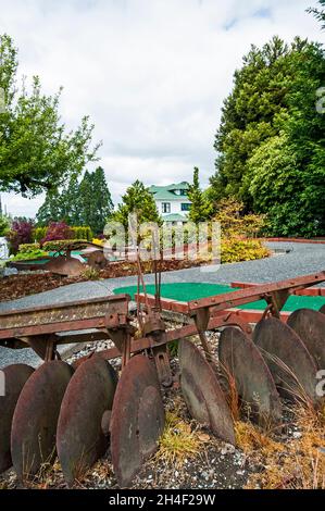 Olson Mansion e campo da golf a Lake Wilderness, Washington. Foto Stock
