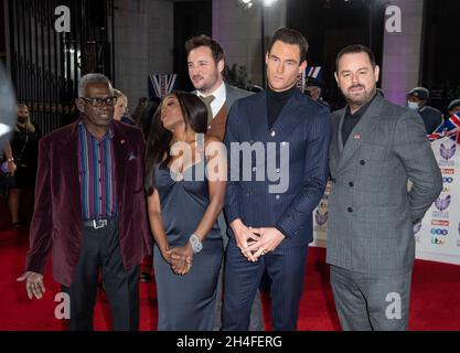 LONDRA - INGHILTERRA 30 OTT: Rudolph Walker, Diane Parish, James Farrar e Danny Dyer partecipano ai premi Pride of Britain in collaborazione con TSB al G Foto Stock