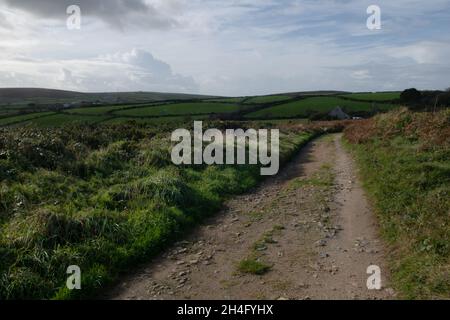 Bosullow comune vicino a Madron, Cornovaglia, Inghilterra Foto Stock