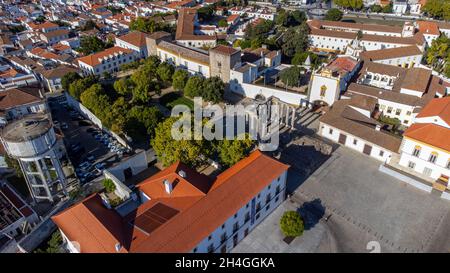 Templo Romano Évora, buitl per l'imperatore romano Augusto, i secolo d.C., Evora, Portogallo Foto Stock