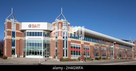 Clayton Carroll Automotive Center nel campus del Southern Alberta Institute of Technology (SAIT) Foto Stock