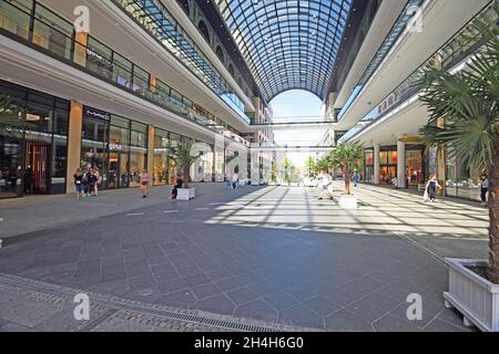 Centro commerciale The Mall of Berlin, Leipziger Platz, Berlin-Mitte, Berlino, Germania Foto Stock