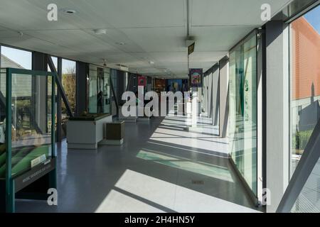 All'interno del museo e della galleria di Banbury, Banbury, Oxfordshire, Regno Unito Foto Stock