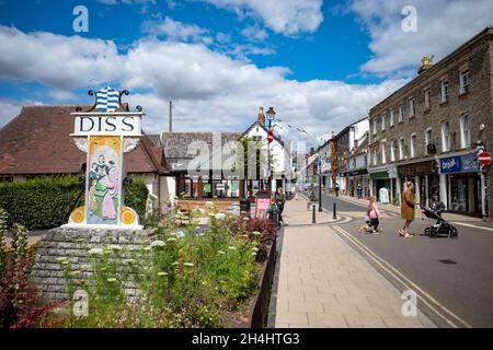 DISS Norfolk Inghilterra Foto Stock