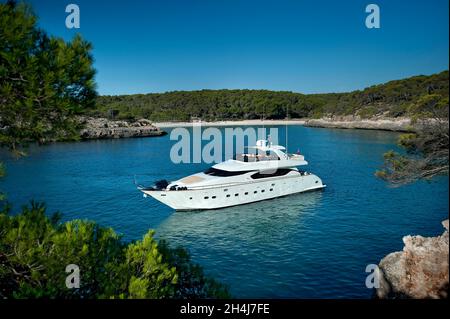 Esterno cento by Excalibur 26m Yacht a motore di lusso Foto Stock