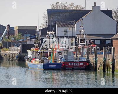 Queenborough, Kent, Regno Unito. 3 novembre 2021. UK Meteo: Una giornata di sole nel torrente di Queenborough, Kent. Credit: James Bell/Alamy Live News Foto Stock