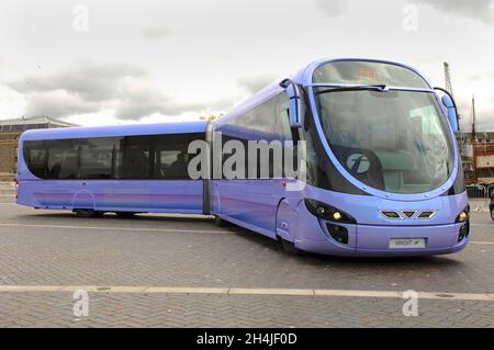 Primo gruppo di autobus FTR a Bristol Foto Stock