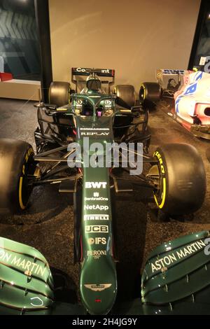 Aston Martin Racing Car al Silverstone Experience Northamptonshire UK Foto Stock