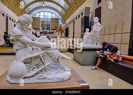 Francia, Parigi, Museo d'Orsay, Sapho di James Pradier Foto Stock