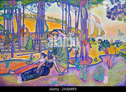 Francia, Parigi, Museo d'Orsay, l'Air du Soir, Henri-Edmond Cross Foto Stock