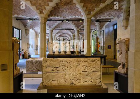 Francia, Parigi, Museo del Louvre, personificazione delle quattro virtù cardinali Foto Stock