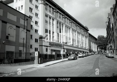 L'ufficio di smistamento Royal Mail a Mount Pleasant a Londra, Inghilterra, il 2 ottobre 1991. Inaugurato nel 1889, è il più grande ufficio di smistamento di Londra. Foto Stock