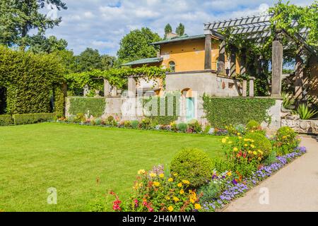 Terme Romane nel parco Sanssouci a Potsdam, Germania Foto Stock