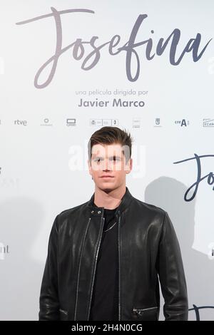 Madrid. Spagna. 20211103, Miguel Angel Bernardeau partecipa alla Premiere ‘Josefina’ al Palacio de la Prensa Cinema il 3 novembre 2021 a Madrid, Spagna credito: MPG/Alamy Live News Foto Stock