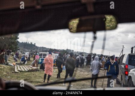 Guerra in Etiopia, sfollati, Abiy Ahmed Foto Stock