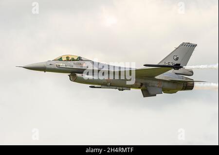 Aeronautica olandese F-16 Foto Stock