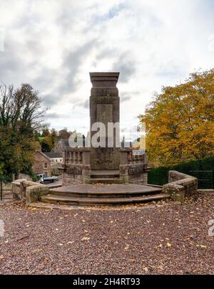 War Memorial a Jedburgh, Scottish Borders, Scozia, Regno Unito Foto Stock