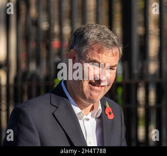 David Gauke, commentatore politico britannico, avvocato ed ex politico che è stato il deputato del South West Hertfordshire dal 2005 al 2019. Ex Segretario di Stato per la Giustizia e Lord Cancelliere dal 2018 al 2019. Fece rimuovere la frusta dei conservatori il 3 settembre 2019 e fino a quando lo scioglimento si sedette come un politico indipendente. Foto Stock