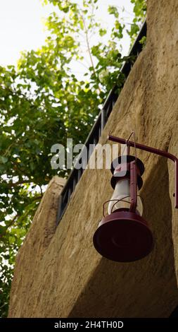 Lanterne colorate in Souq Waqif, Qatar Foto Stock