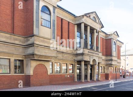Leicester Magistrates Court, Pockingtons Walk, City Centre, City of Leicester, Leicestershire, Inghilterra, Regno Unito Foto Stock