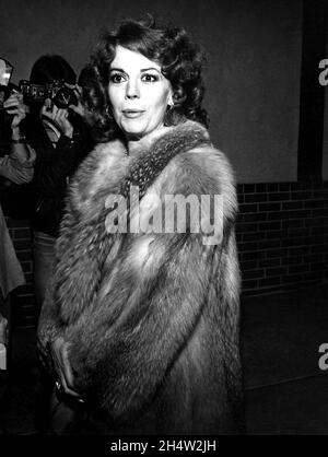 **FILE PHOTO** Lana Wood alles in New Book. Sorella Natalie Wood è stata assalita da Kirk Douglas quando più giovane. Natalie Wood 1981 Credit: Ralph Dominguez/MediaPunch Foto Stock