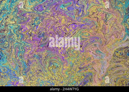 Sfondo fantasy multicolore astratto. Foto Stock