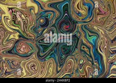 Sfondo fantasy multicolore astratto. Foto Stock