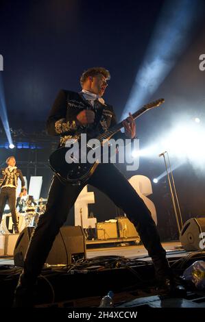 Gli alveari in concerto durante Download Festival a Donnington Park, Leicestershire. Foto Stock