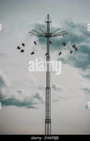 Festival Goers il giorno 3 al Leeds Festival il 24 agosto 2014 a Bramham Park, Leeds Foto Stock