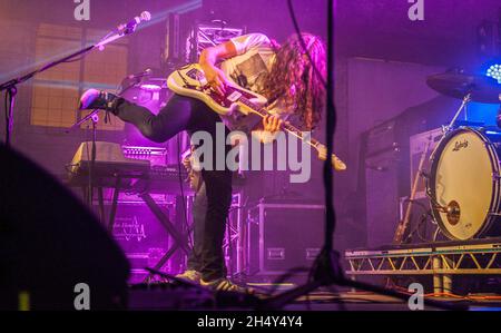 Kurt Vile si esibisce dal vivo il 3° giorno del 6 Festival musicale al Motion il 14 2016 febbraio a Bristol, Regno Unito Foto Stock