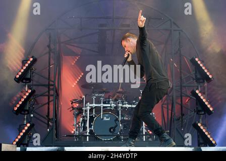 Si esibisce dal vivo il giorno 2 del Download Festival al Donington Park il 09 giugno 2018 a Castle Donington, Inghilterra. Data foto: Sabato 09 giugno, 2018. Photo credit: Katja Ogrin/ EMPICS Entertainment. Foto Stock