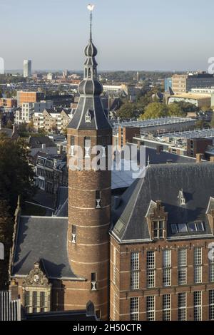 Paesaggio urbano olandese nei Paesi Bassi Foto Stock
