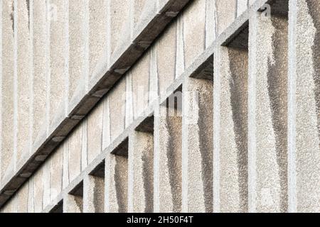 Architettura brutalista, Stopford House a Stockport, Manchester Foto Stock