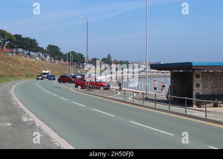 Colwyn Bay il Galles del Nord Foto Stock