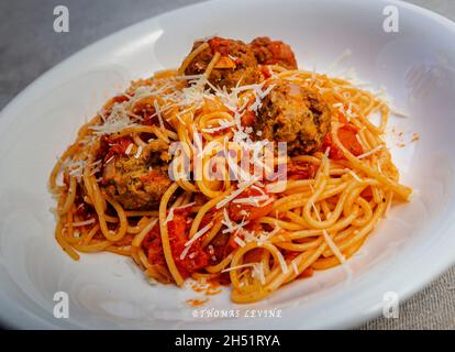 Cucina internazionale occidentale servita in Asia del Sud-Est. Foto Stock