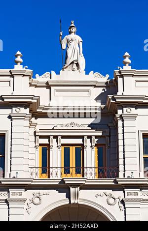 Ballarat Australia / Victorian Architecture.fondato nel 1859 il Ballarat Mechanics Institute. Foto Stock