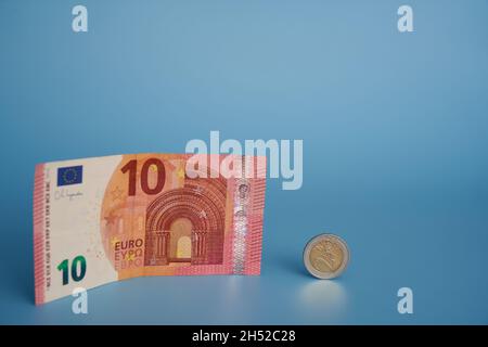 Contributo al salario minimo richiesto (Mindestlohn) in germania. Politici e partiti chiedono 12 euro all'ora per i lavoratori tedeschi. Foto Stock