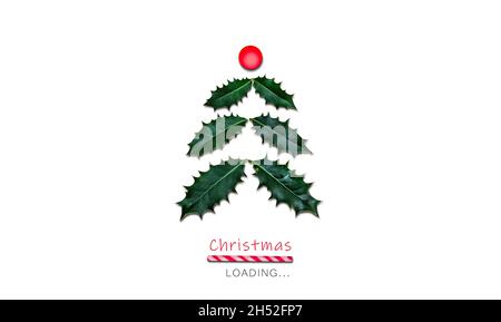 Concetto di caricamento di Natale. Foto Stock