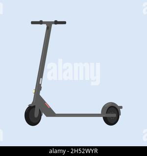 Scooter elettrico icona art. Eco energia trasporto Illustrazione Vettoriale
