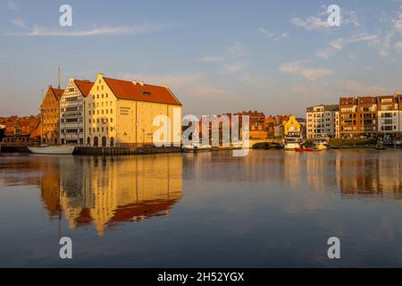 GDANSK, POLONIA - 07 ottobre 2021: Il Museo Nazionale Marittimo di Gdansk, Polonia Foto Stock