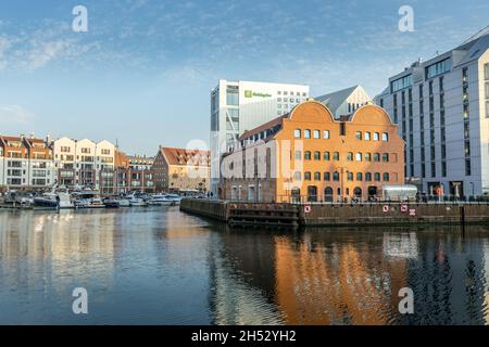 GDANSK, POLONIA - 07 ottobre 2021: Il Museo Nazionale Marittimo di Gdansk, Polonia Foto Stock