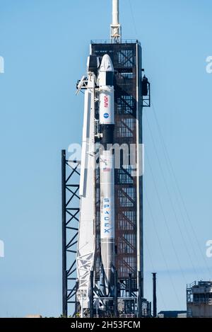 Lancio dell'astronauta SpaceX/NASA Crew-3 Foto Stock