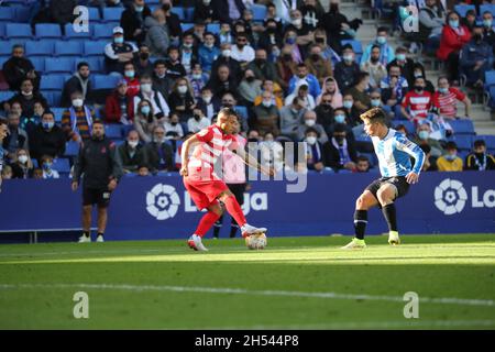 Barcellona, Spagna. 6 novembre 2021. Spagnolo Liga Santander tra Espanyol vs Granada al RCDE Stadium, 06 2021 novembre, Barcellona, Spagna Credit: CORDON PRESS/Alamy Live News Foto Stock