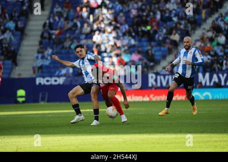 Barcellona, Spagna. 6 novembre 2021. Spagnolo Liga Santander tra Espanyol vs Granada al RCDE Stadium, 06 2021 novembre, Barcellona, Spagna Credit: CORDON PRESS/Alamy Live News Foto Stock