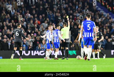 Brighton, Regno Unito. 6 novembre 2021. Durante la partita della Premier League tra Brighton & Hove Albion e Newcastle United all'Amex il 6 novembre 2021 a Brighton, Inghilterra. (Foto di Jeff Mood/phcimages.com) Credit: PHC Images/Alamy Live News Foto Stock